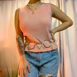 Pink tank top